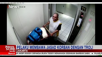Terekam CCTV! Pelaku Pembunuhan Wanita Troli Santai dan Tersenyum di Lift #iNewsSore 24/10