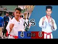 Dipankar vs nikhil  final bout losed by46u21 years kumite61kgstate championship 2019 ernakulam