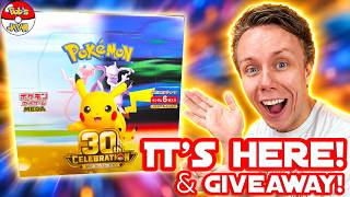 Pokemon 30th Anniversary Japanese Set Is HERE! 30th CELEBRATION Booster Box Opening   GIVEAWAY! 🔥