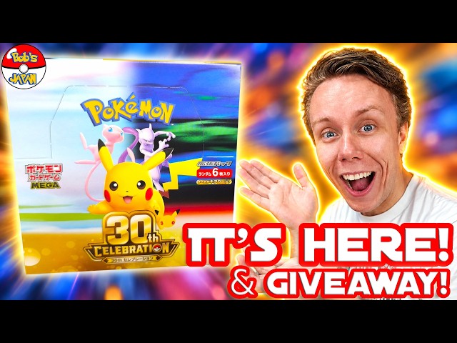 Pokemon 30th Anniversary Japanese Set Is HERE! 30th CELEBRATION