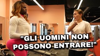 UOMO va in PALESTRA PER SOLE DONNE, finisce MALE