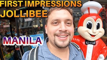 FIRST TIME Eating JOLLIBEE in The Philippines | Honest Review |