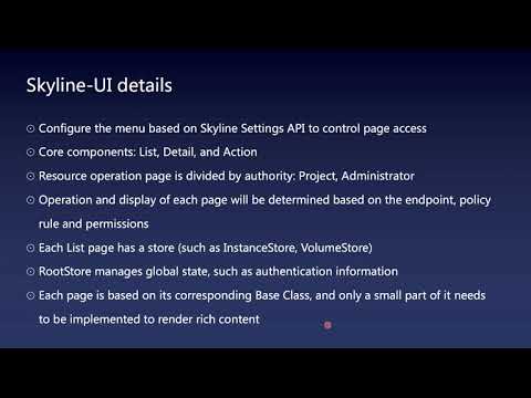 skyline technical overview