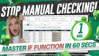 I Replaced Hours of Manual Checking With One Excel Formula!