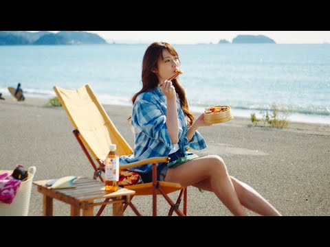 深田恭子、海辺で爽やかショーパン姿　新ＣＭでトレーニングシーンも （CM　キリン 午後の紅茶 おいしい無糖／深田恭子 中条あやみ）