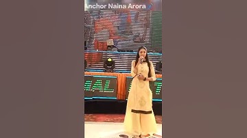 Anchor Naina - Hosting A Punjabi Wedding #welcome