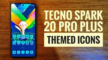 Tecno spark 20 pro plus themed icons.