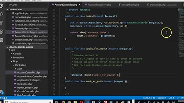 QRCode tutorial   57   payments   create payout function Laravel 5.6 full project course