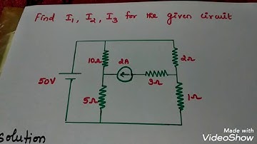Simple steps to solve supermesh | Tamil | Circuit theory/ Problem#3