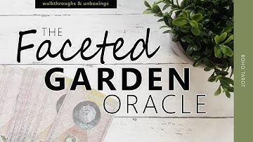 The Faceted Garden Oracle (walkthrough & first impressions)