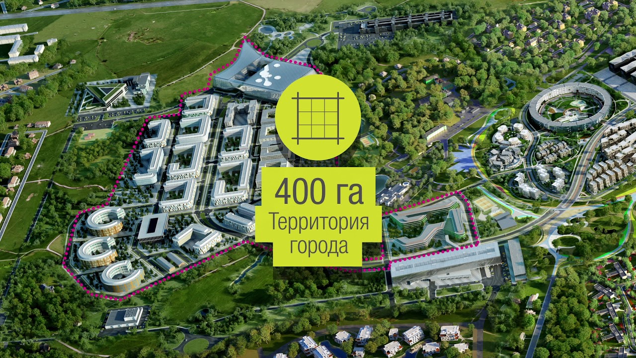 Подробная карта сколково