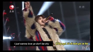 [Vietsub   Lyrics] You Can Be My Girlfriend - KUN (Live Performance)