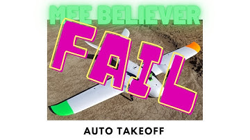 MFE Believer - Auto TakeOff failure.  My fault!