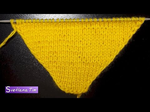 Как прибавить петли при вязании спицами без дырок по краям