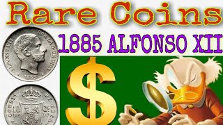 Coins Worth Money 1885 10 Centimos de Peso - Alfonso XII RARE COINS | ABG Coins Knowledge
