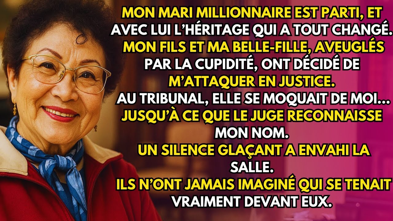 En entrant au tribunal, mon fils et ma belle-fille ont montré du mépris, mais le juge fut surpris.