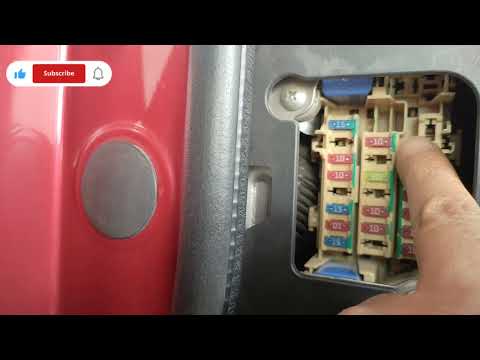 مكان فيوز مساحات سياره نيسان صنيN17