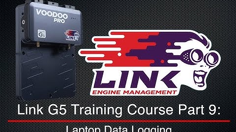 Link G5 Training Course Part 9: Laptop Data Logging | Evans Performance Academy