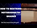 How to restring Rv Day/Night Shades