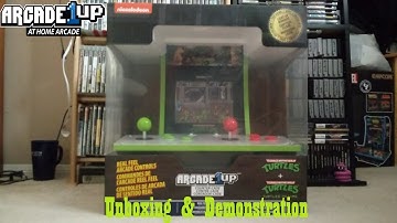 Arcade1Up Teenage Mutant Ninja Turtles Countercade Unboxing & Demonstration