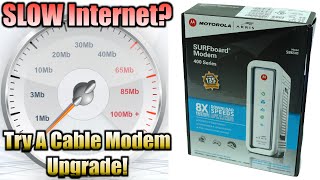 SLOW Internet Speeds Upgrade Your Modem (ARRIS SB6141 Unboxing & Setup)
