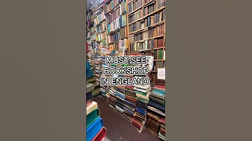This Book Store is Insane! This Bookshop in England has over half a million books! #booklover