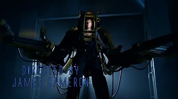 Aliens 1986 - Power Loader vs Queen Alien (Guardians of the Galaxy Vol. 2 Style)