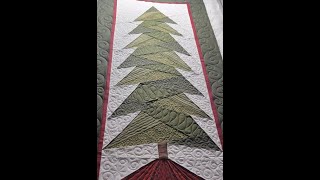 I want this Christmas Tree!!! I quilted this for a friend. Free motion Longarm Custom Quilting