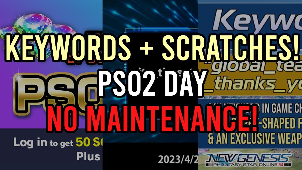 [PSO2:NGS] May 1st Update Details - NO MAINTENANCE