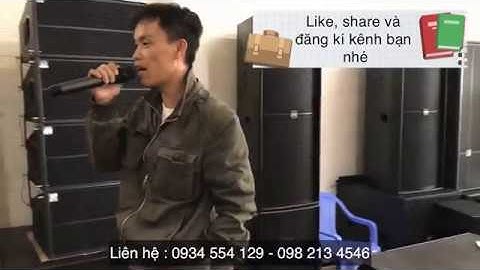 Khách hàng Củ Chi Mua loa full đơn ATI 115P và sub đơn về nâng cấp dàn nhạc sống - LH 0934554129