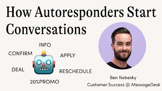 Use Autoresponders To Start More Text Message Conversations