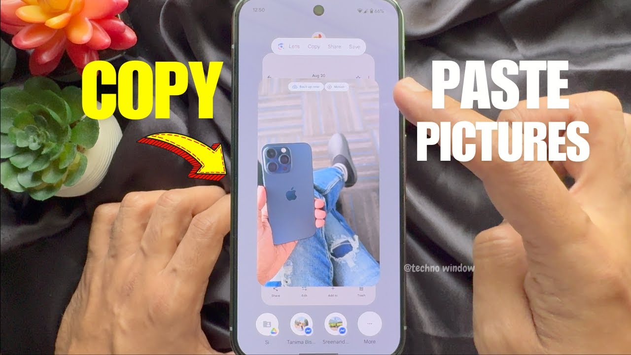 How to Copy and Paste Pictures on Google Pixel Phones - YouTube