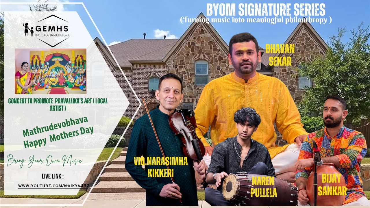 GEMHS - BYOI - Mothers Day Concert - Promoting Pravallika's Art