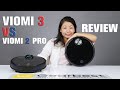 Upgraded Xiaomi VlOMI V3 Vacuum Cleaner vs VIOMI V2 Pro Comparison Review