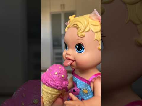 Magnetic ice cream #babyalive #asmr #asmrsounds