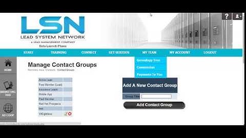 Lead System Network ( LSN ) autoresponder tutorial