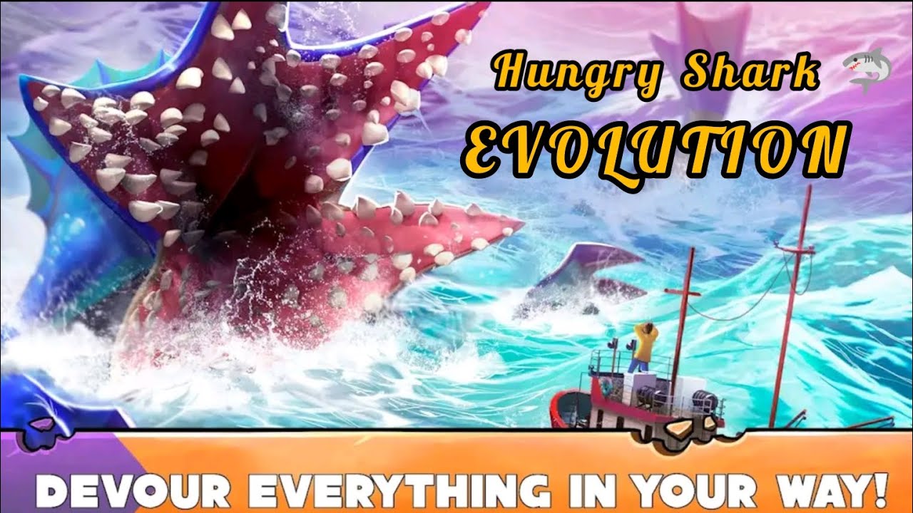 Hungry Shark evolution - All sharks unlocked 😲 - YouTube