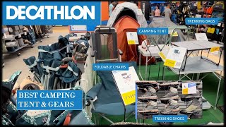 BEST CAMPING GEARS | CAMPING TENTS ?️ | FOLDABLE CHAIR | SLEEPING BAGS | MATTRESSES | decathlon