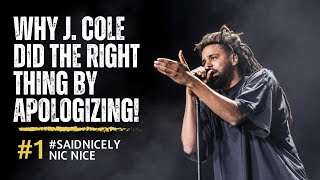 Why J. Cole did the right thing by apologizing, what haters can learn about maturity & being a man!