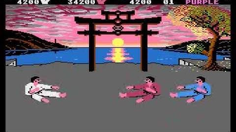 international karate plus preview for Atari 8-bit