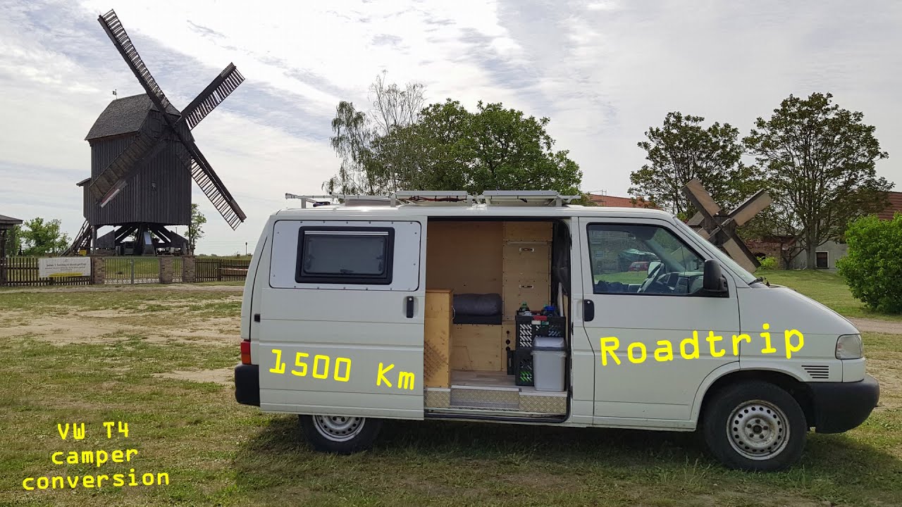VW T4 camper van conversion - meine erste große Testfahrt 2020 | Ben am Leben