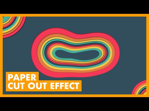 Paper Cut Out Effect Illustrator Tutorial @tutvid