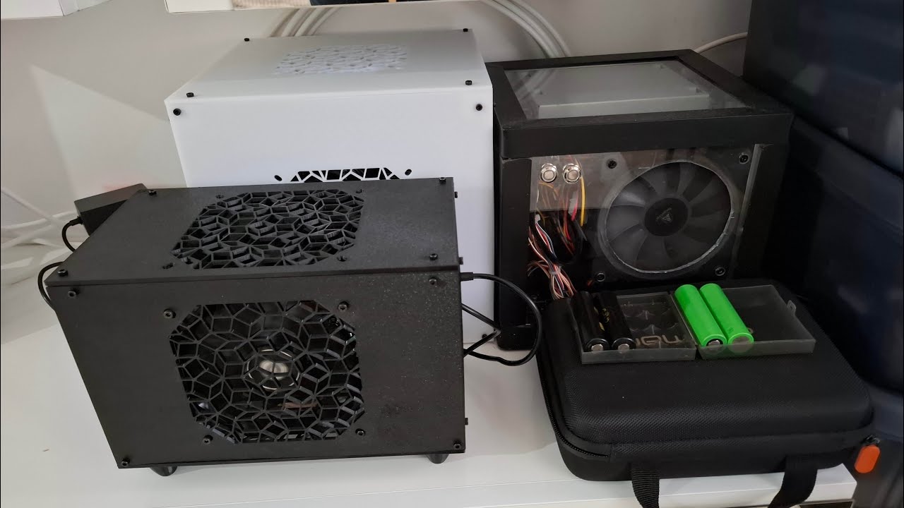 3.75 TH Solo Bitcoin Miner (3x Bitaxe Gamma 601) cooled enclosure