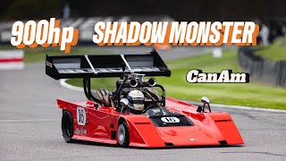 DRIVING A 900hp MONSTER: Shadow CanAm demo at Goodwood 81stMM