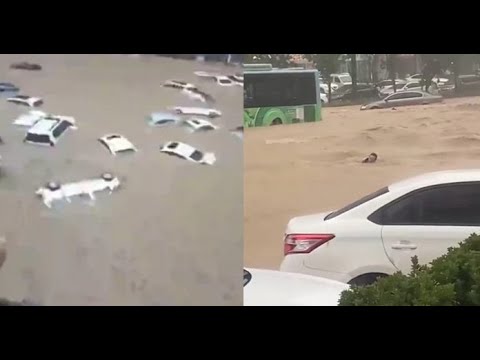 河南郑州特大暴雨导致洪水 现场拍摄视频与相关文字全记录