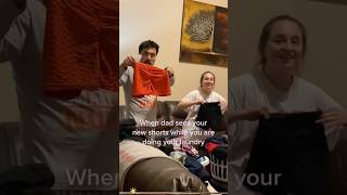 When dad sees his daughter’s angle costume…😂💕#dadreaction #girldad