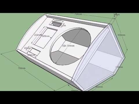 Video Cách đóng thùng loa full đơn bass 40 . Bản vẽ chi tiết - youtube