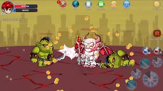 Hero Age - Knight 228 solo boss final Great Demon 650000 exp screenshot 5