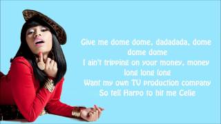 Nicki Minaj - Raining Men Verse Lyrics Video