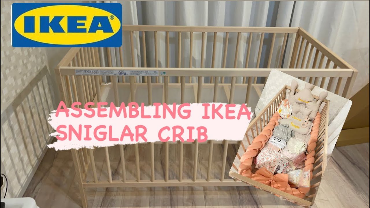 IKEA SNIGLAR Cot, Beech, 60x120 Cm
